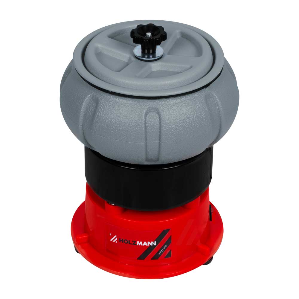 Polerka wibracyjna, bębnowa, szlifierka Holzmann VPT 2.3KG, gratowarka, gradowarka, odrdzewiania