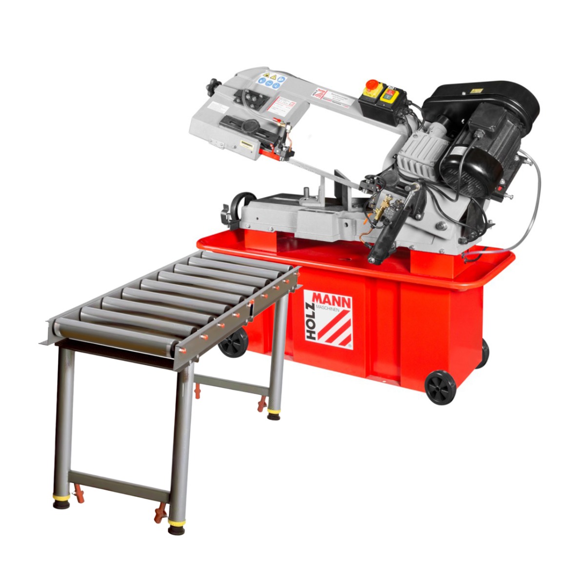 Piła taśmowa do metalu HOLZMANN BS712TOP, podajnik rolkowy Holzmann RB9L