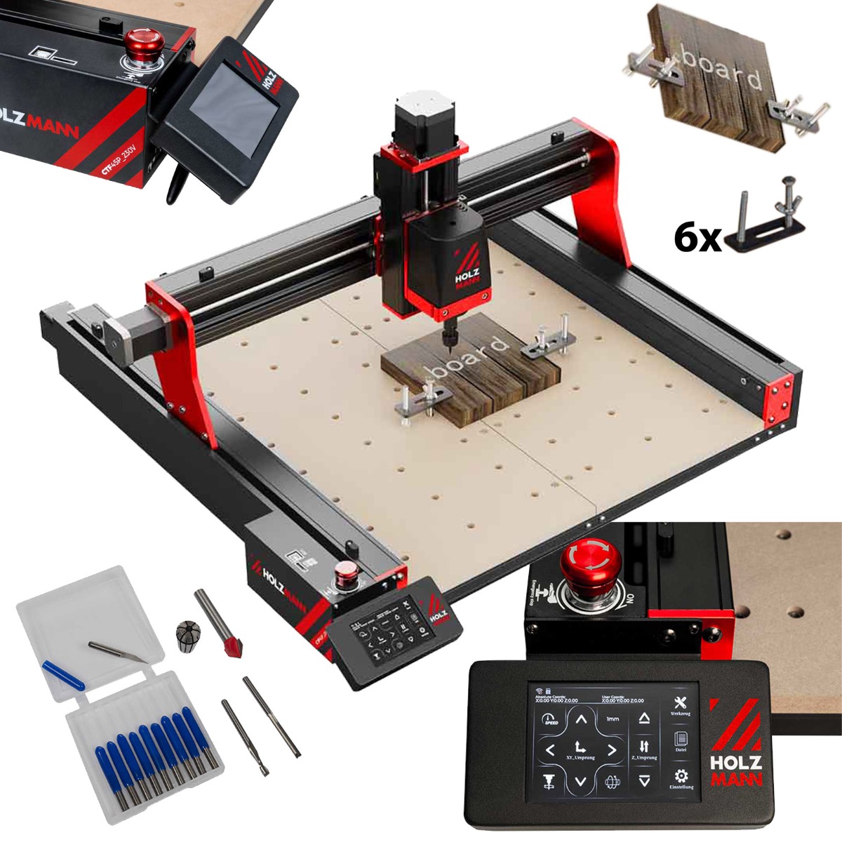 Mini frezarka stołowa CNC Holzmann CTF45P